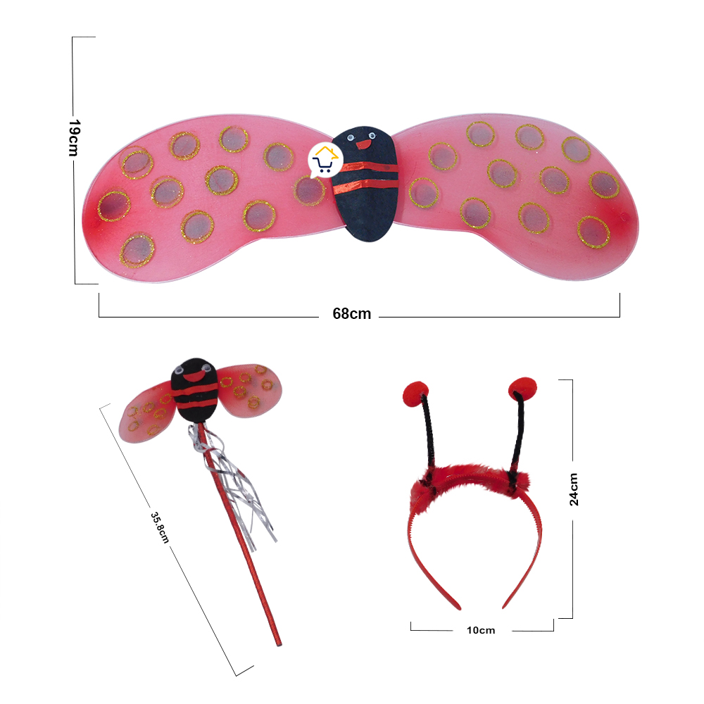 Miniatura 4 de Disfraz Mariquita Niñas Halloween OD577